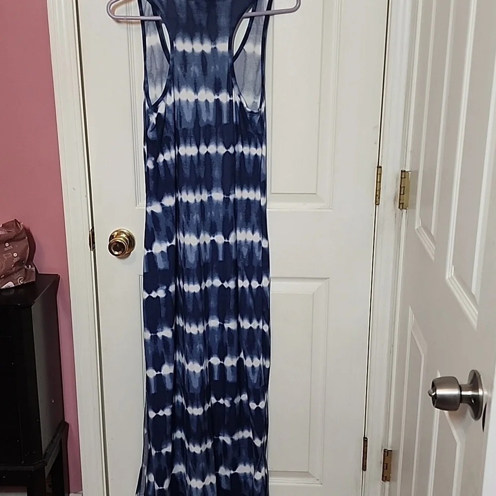 LOVE TYE-DYE MAXI DRESS NWT SZ L - Picture 8 of 9